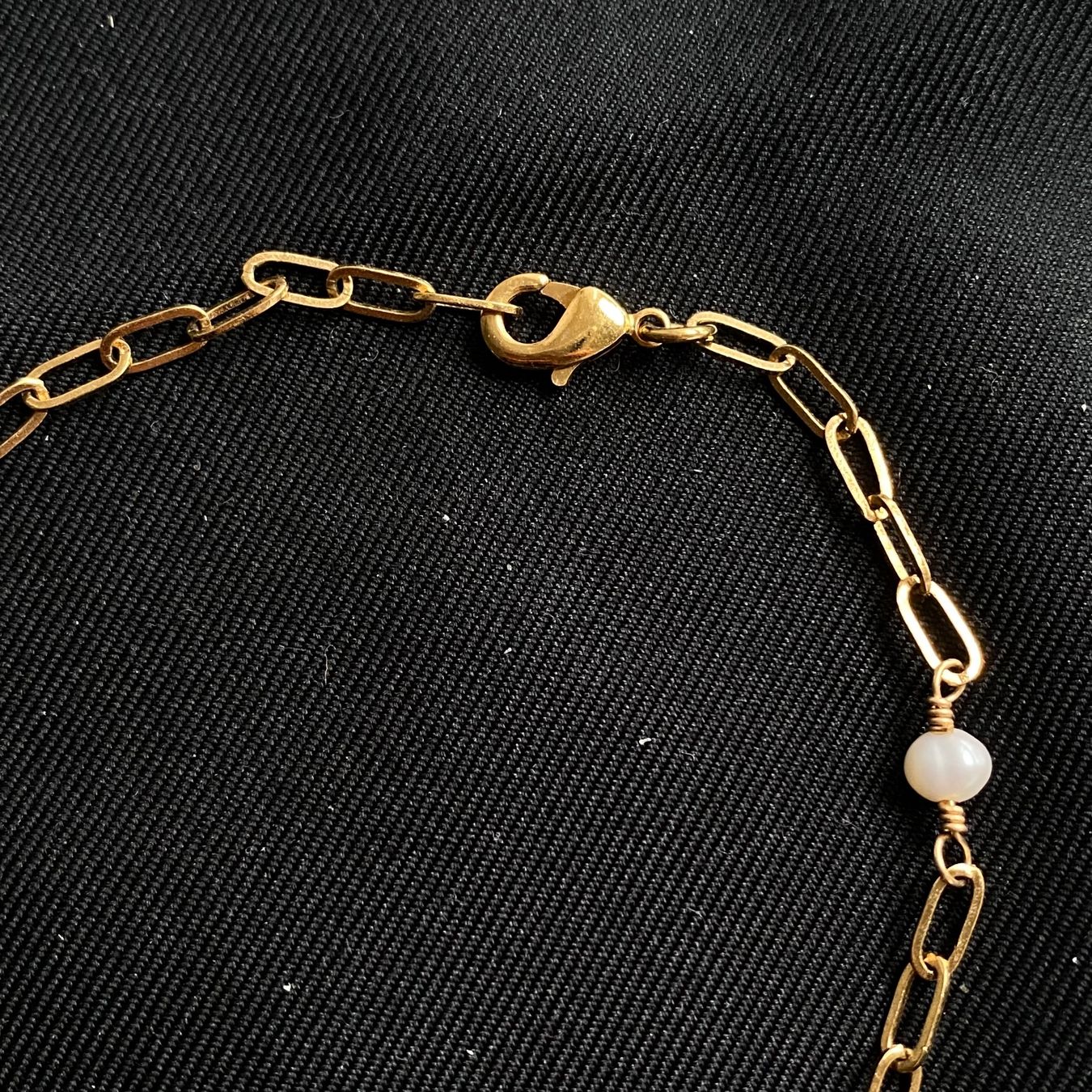 Armbänder & -reifen: Süßwasser Perlen Armkette 10 Microns Gold – Neu (gemäss Beschreibung) aus Givisiez von dor_xb9k 5