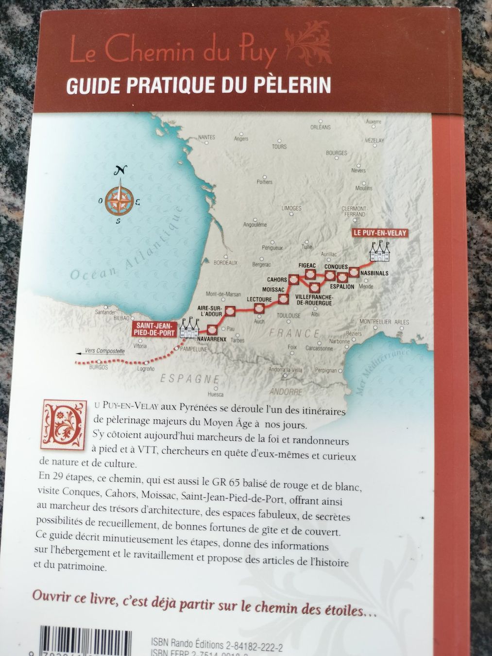 Libri: Le Chemin du Puy vers Saint Jacques de Compostelle – Nuovo (secondo la descrizione) da Cortaillod venduto da rozinna 1
