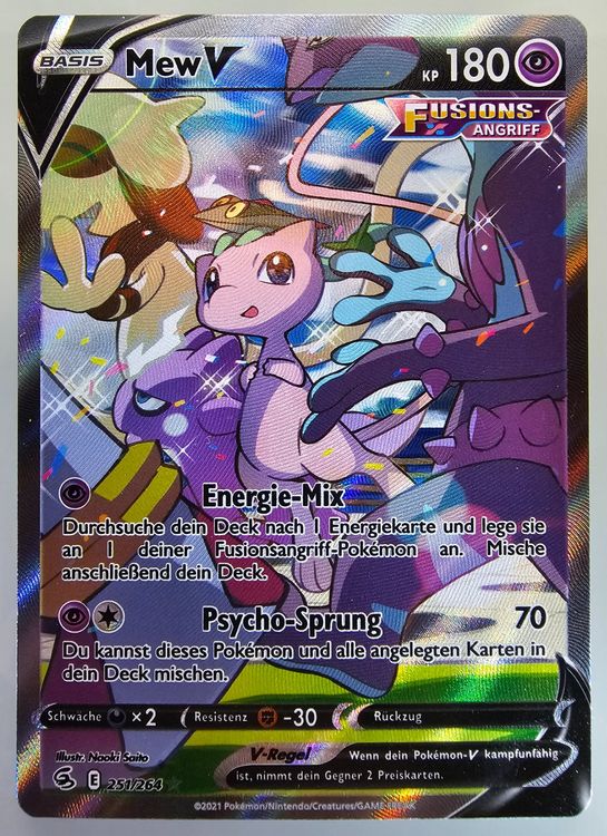 Pokemon Full Art Karte Mew V Alt Art Kaufen auf Ricardo