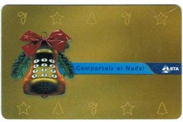 Telefonkarte Andorra Weihnachten