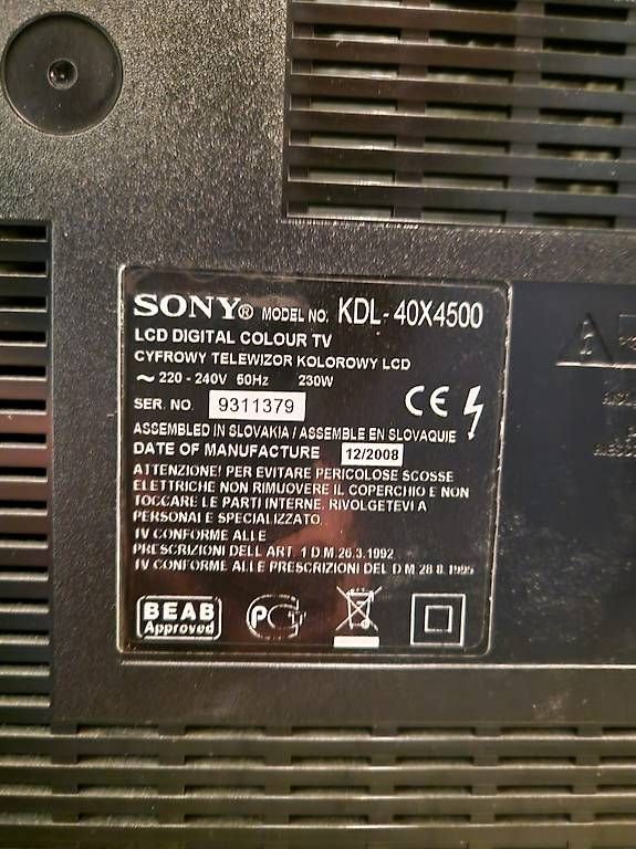 Sony Televisori: Sony LCD TV 40 – Usato da Brunnen venduto da Lalalara_ 1