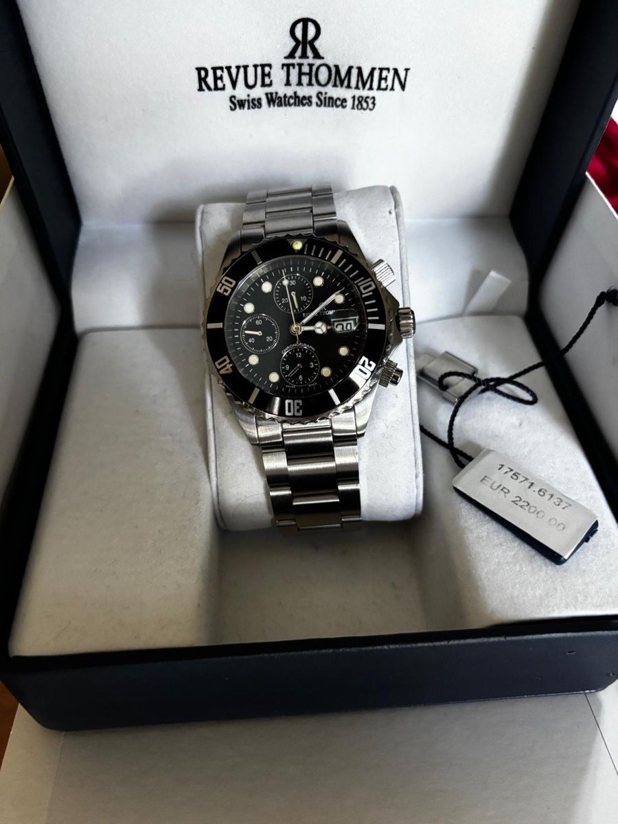 Revue Thommen Orologi: Revue Thommen Schweizer Automatik Chronograph – Usato da Winterthur venduto da meg_q2vq
