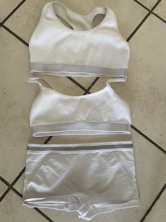 Weisses Unterwäsche Sport Set Gr.146/152 Sport oder Freizeit