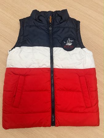 ZY Collection Wendeweste Gr. 122 / 6–7 Jahre – Blau/Rot/Weis