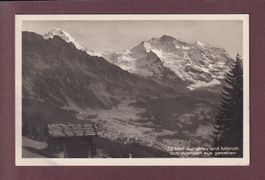 Wengen - JUNGFRAU und MÖNCH - 1930