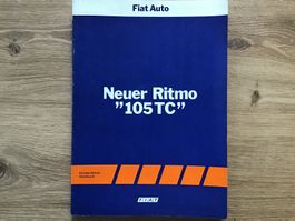 Fiat Ritmo 105 TC Reparaturanleitung 170 Seiten April 1983