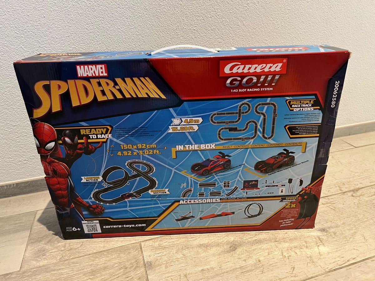 Carrera Rennbahnen: Carrera GO Marvel Spider-Man Rennbahn – Gebraucht aus Nassenwil von Diego_Irene 1