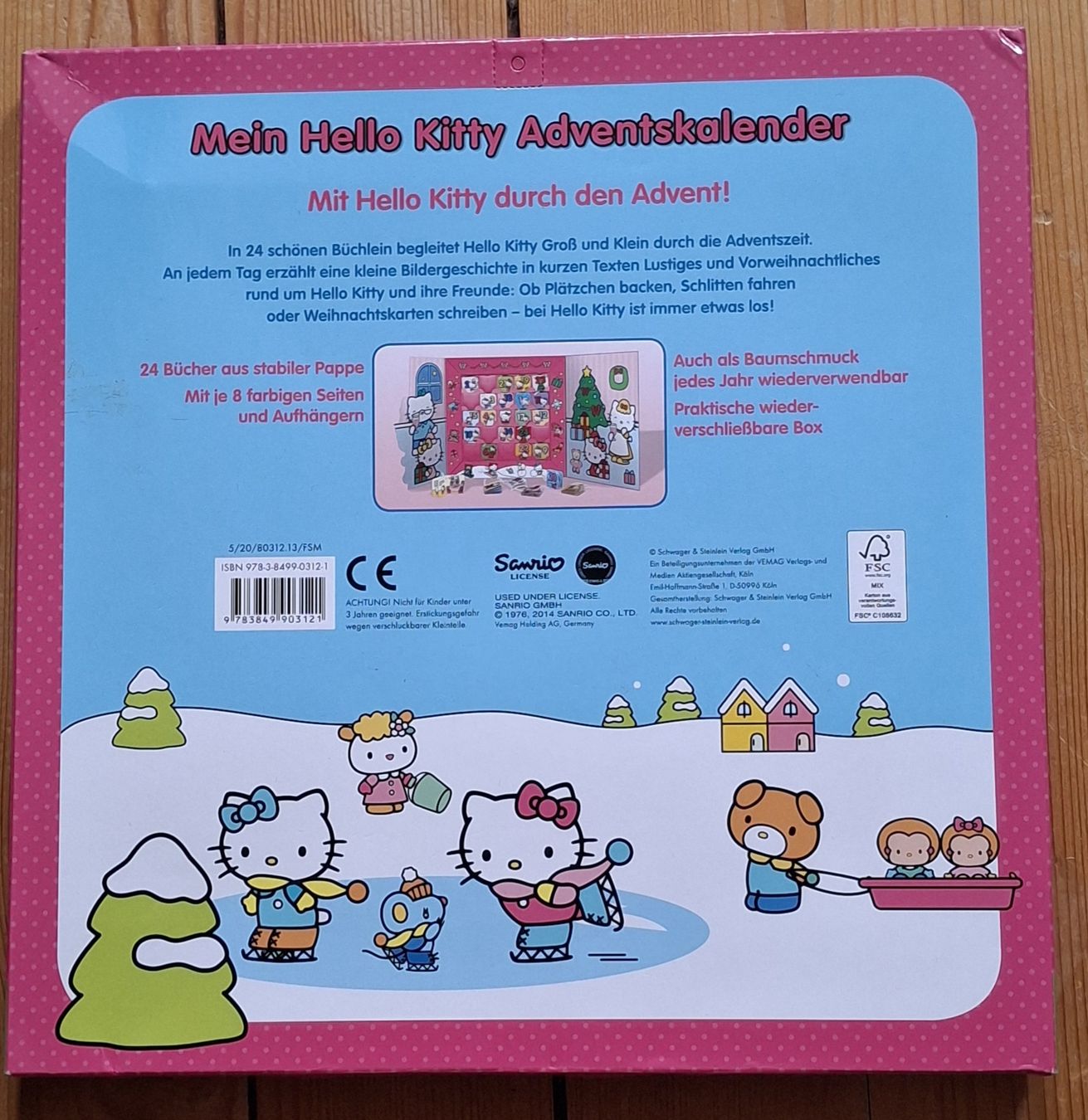 Kalender: Hello Kitty Adventskalender mit 24 Büchlein – Gebraucht aus Dussnang von novi02 2