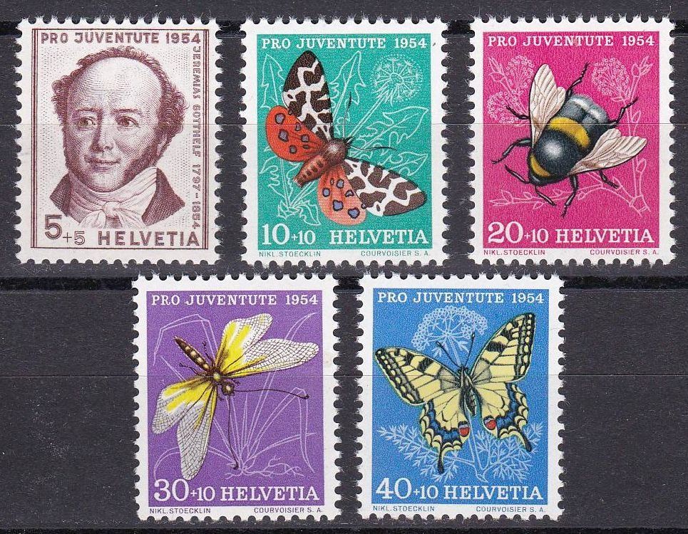 Alle Briefmarken: Pro Juventute, 1954, postfrisch** – Neu (gemäss Beschreibung) aus Lupfig von lubor