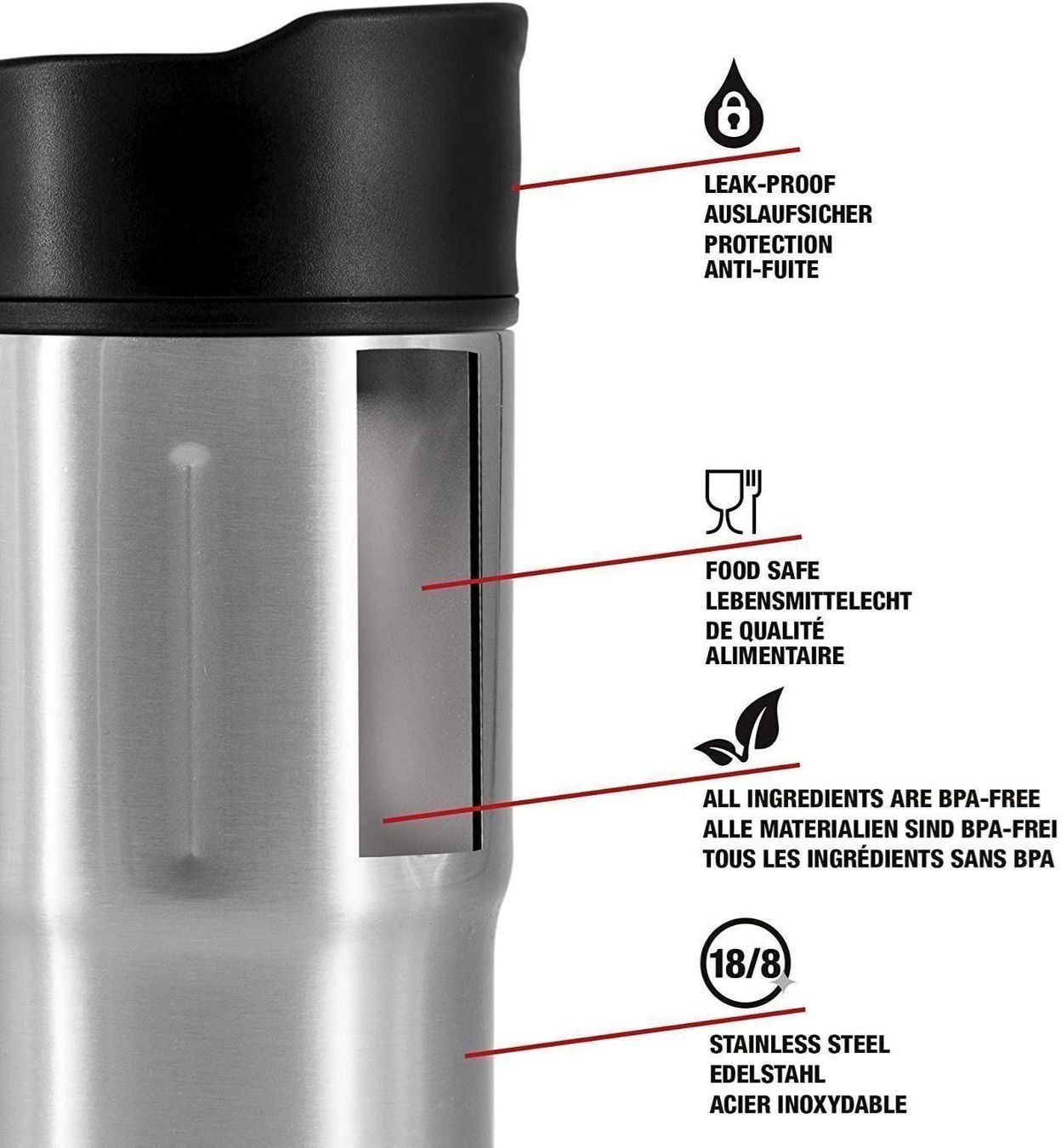 Sigg Borracce & Thermos: SIGG Gemstone Thermo-Mug to go 0.47L – Nuovo e nell'imballaggio originale da Kägiswil venduto da nick333 1