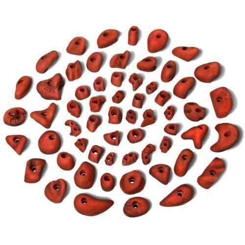 Pareti & prese d'arrampicata: ALPIDEX 60 Klettergriffe RED BLACK – Nuovo e nell'imballaggio originale da Bottighofen venduto da zaap