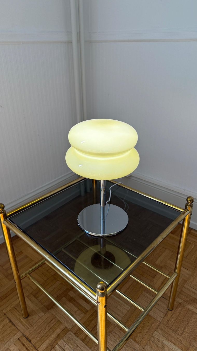 Lampade: Vintage Glaslampe in Beige – Nuovo (secondo la descrizione) da Zürich venduto da dus_gln9