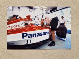 Mika Salo - Originalautogramm auf Foto