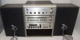 ITT Stereo Anlage mit Rack und Boxen