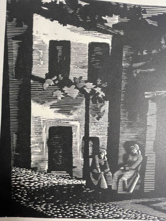 Aldo PATOCCHI HOLZSCHNITT SIGNIERT 6