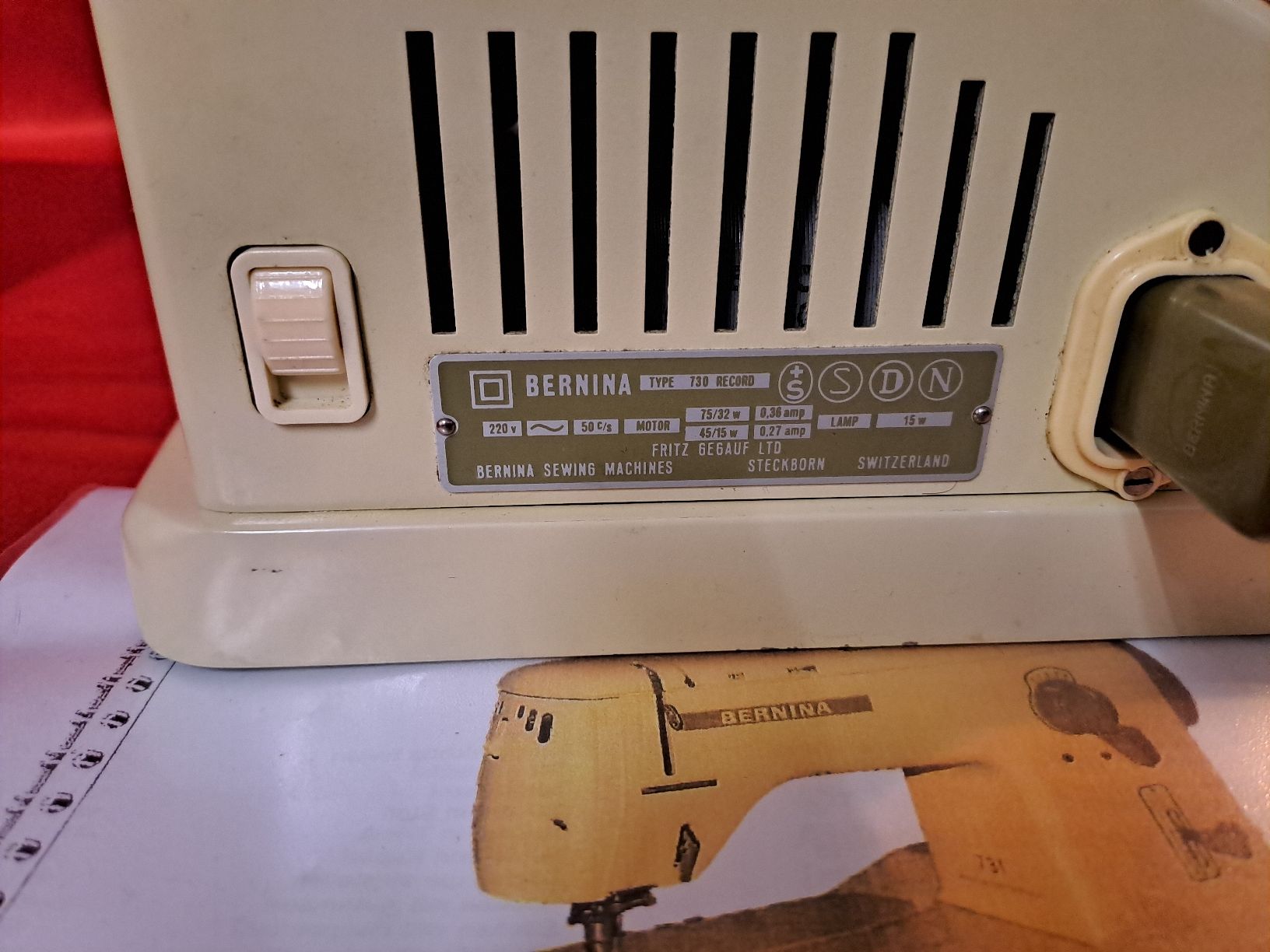 Bernina Machines à coudre: Bernina 730 record – D'occasion à Belp par amalija 4