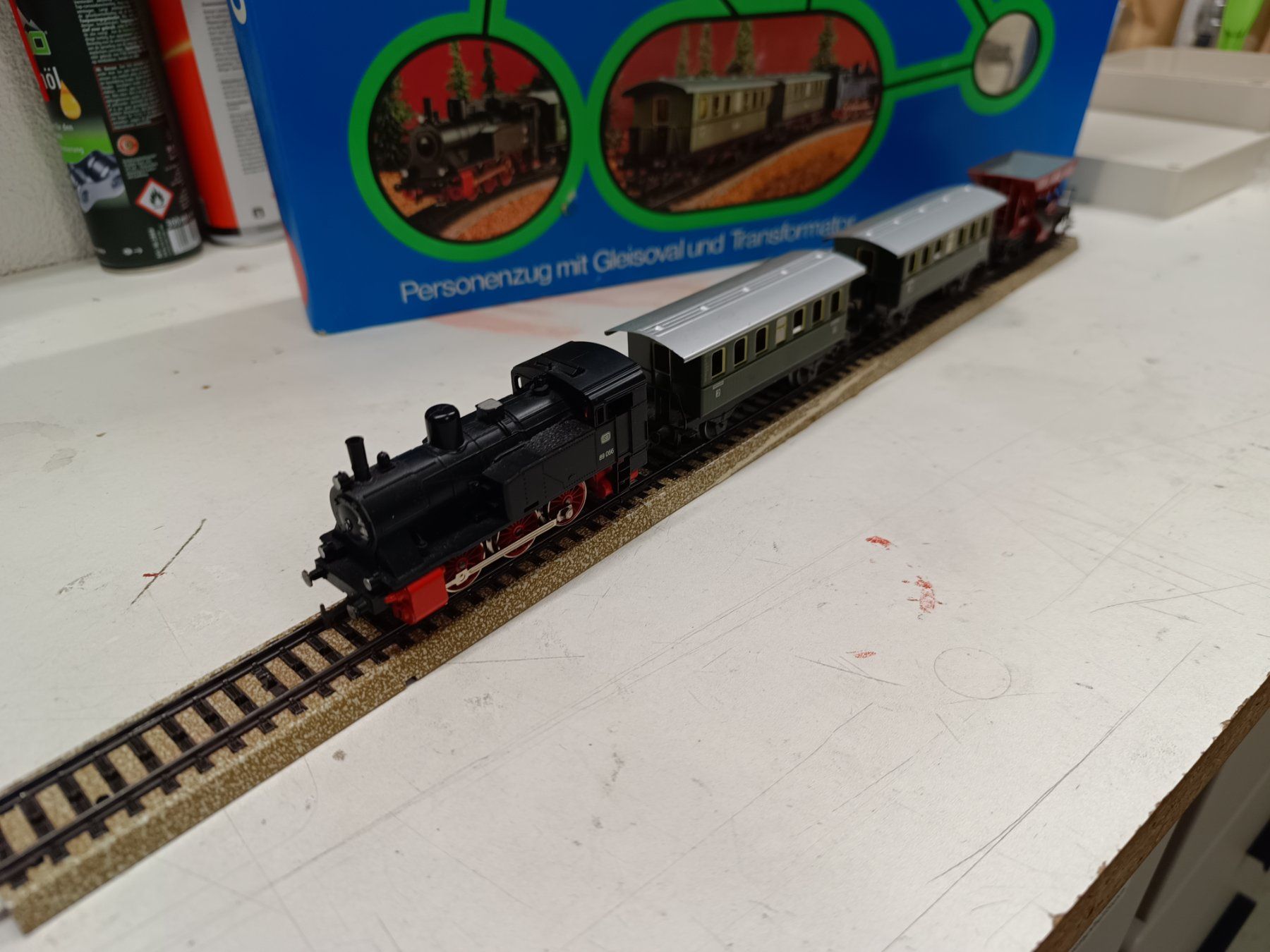Märklin Modellini di ferrovie: Märklin Dampflok HO SET-S 2920 – Usato da Niederwil SO venduto da Tphantom 3