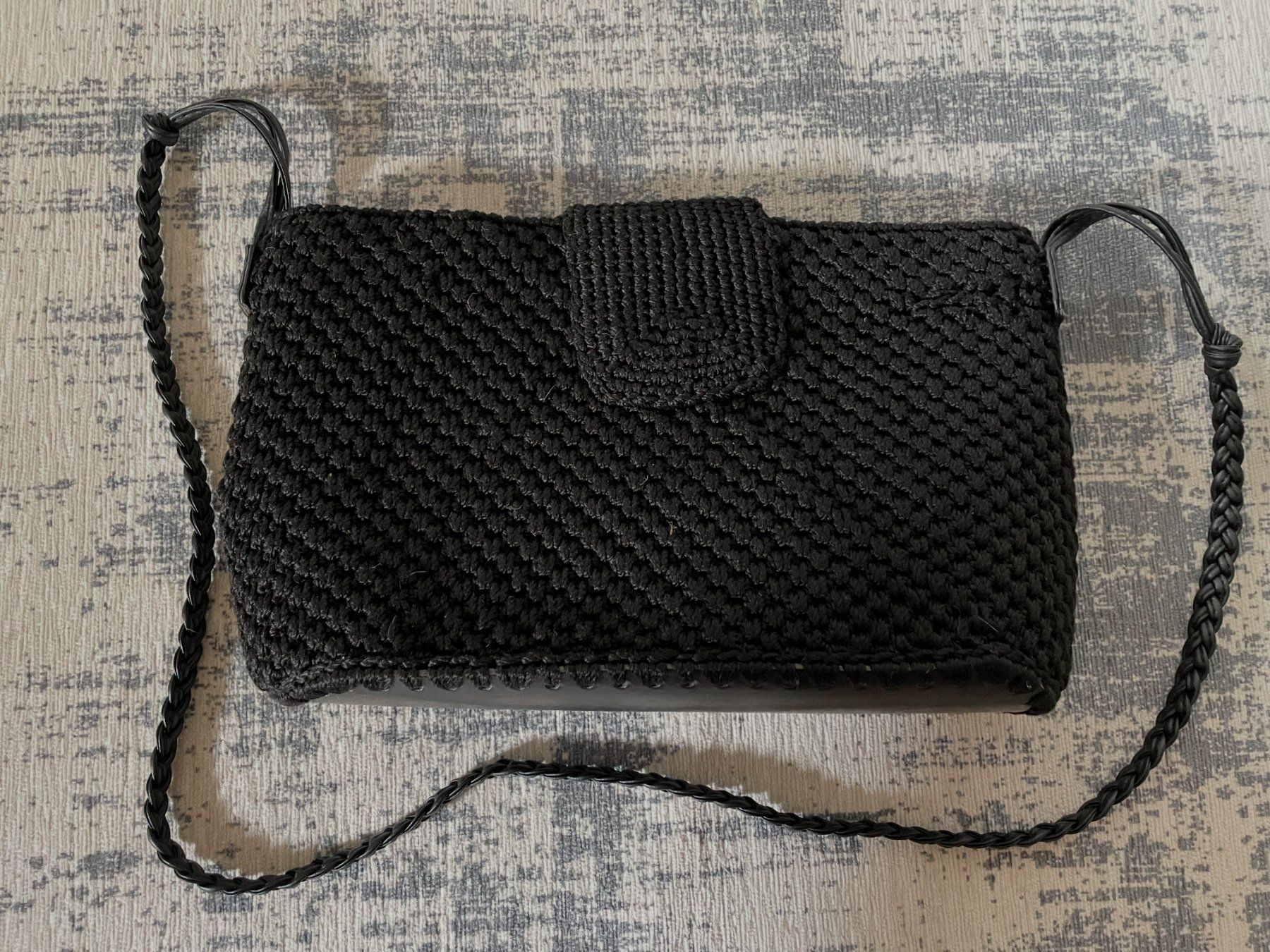 Borse da donna: Handmade - Crochet-style Bag (Black) – Nuovo (secondo la descrizione) da Chiasso venduto da Er_Mon 1