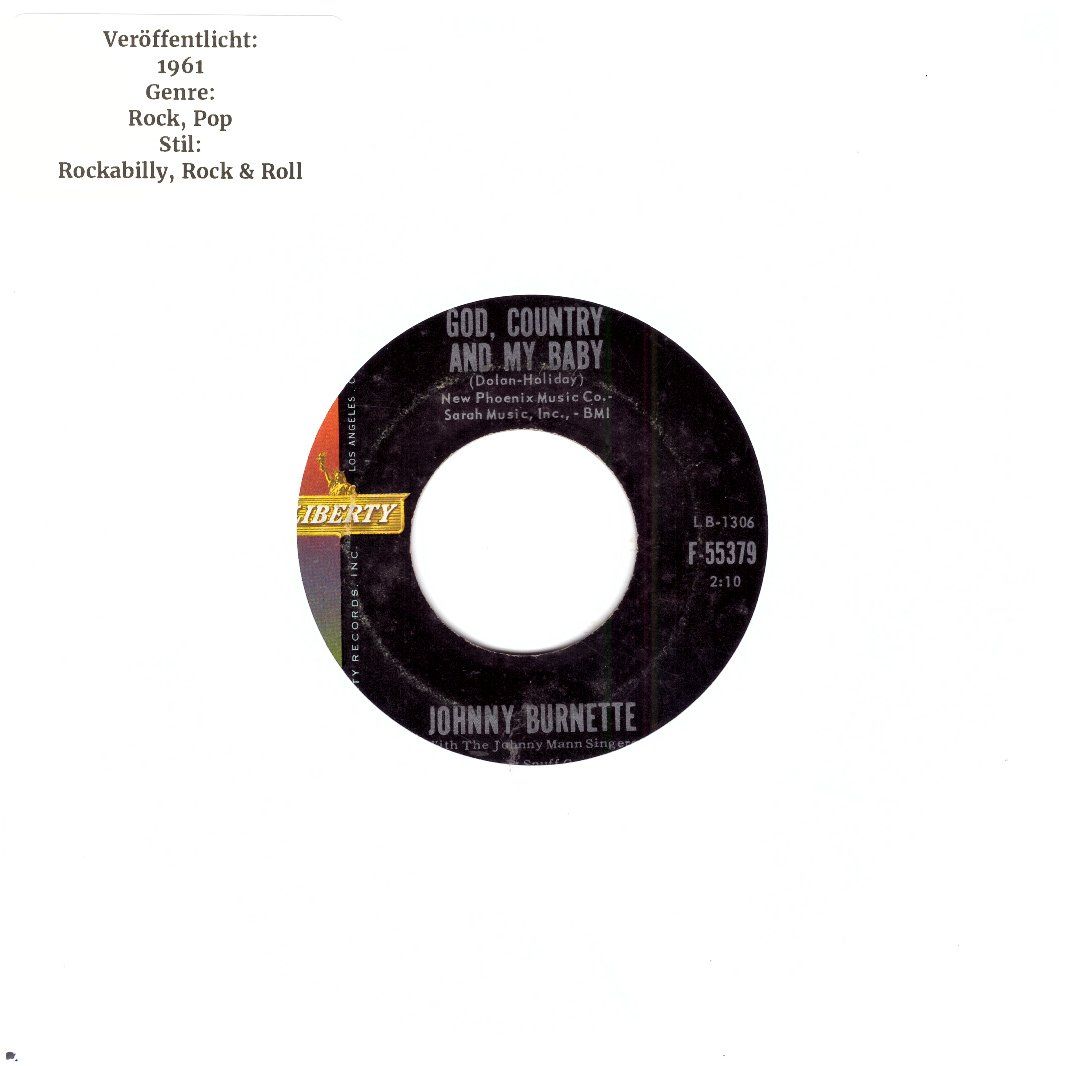 Dischi in vinile: JOHNNY BURNETTE – Usato da Bassersdorf venduto da house-of-vinyl