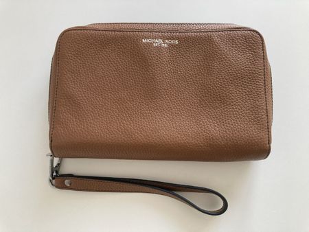 Pochette Michael Kors leder braun