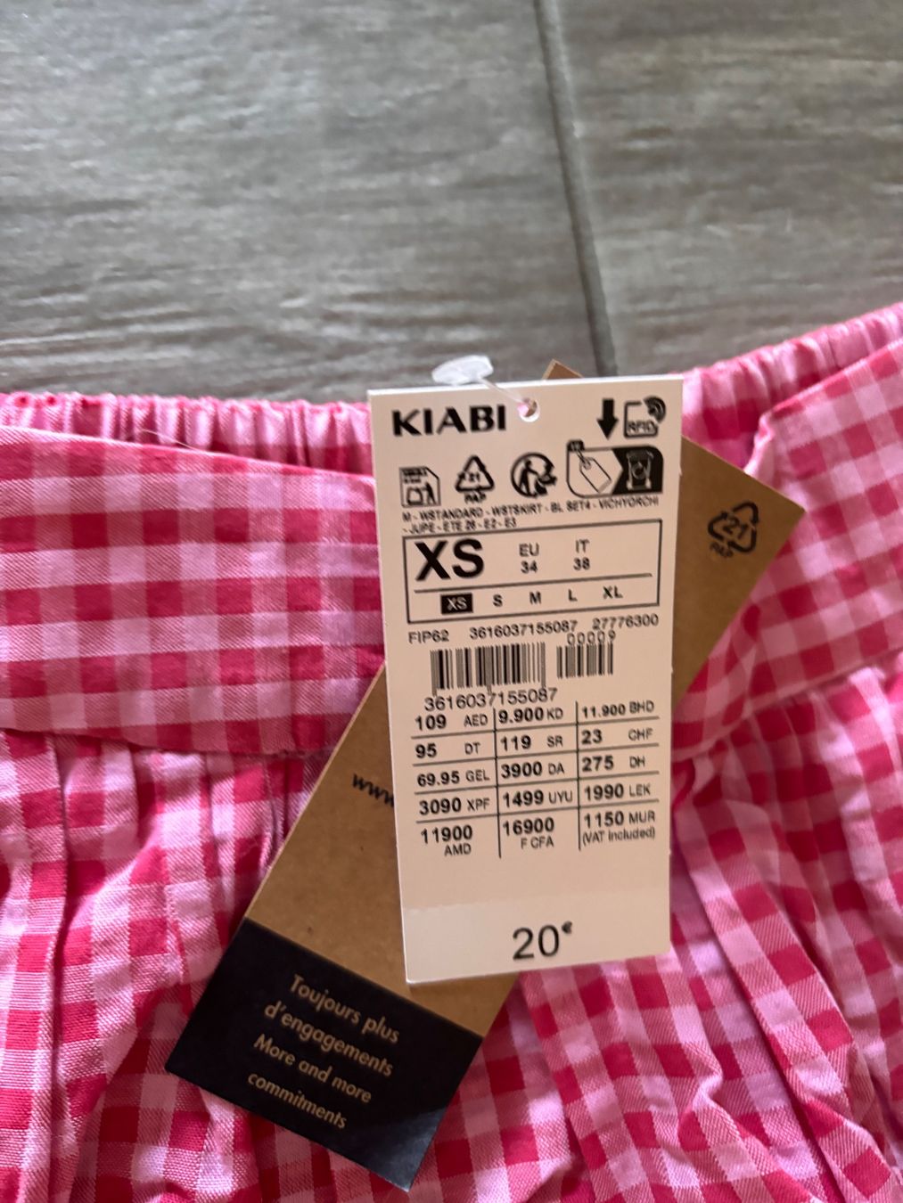 Gonne: Jupe vichy rose kiabi – Nuovo (secondo la descrizione) da Alle venduto da kat_vm7x 2