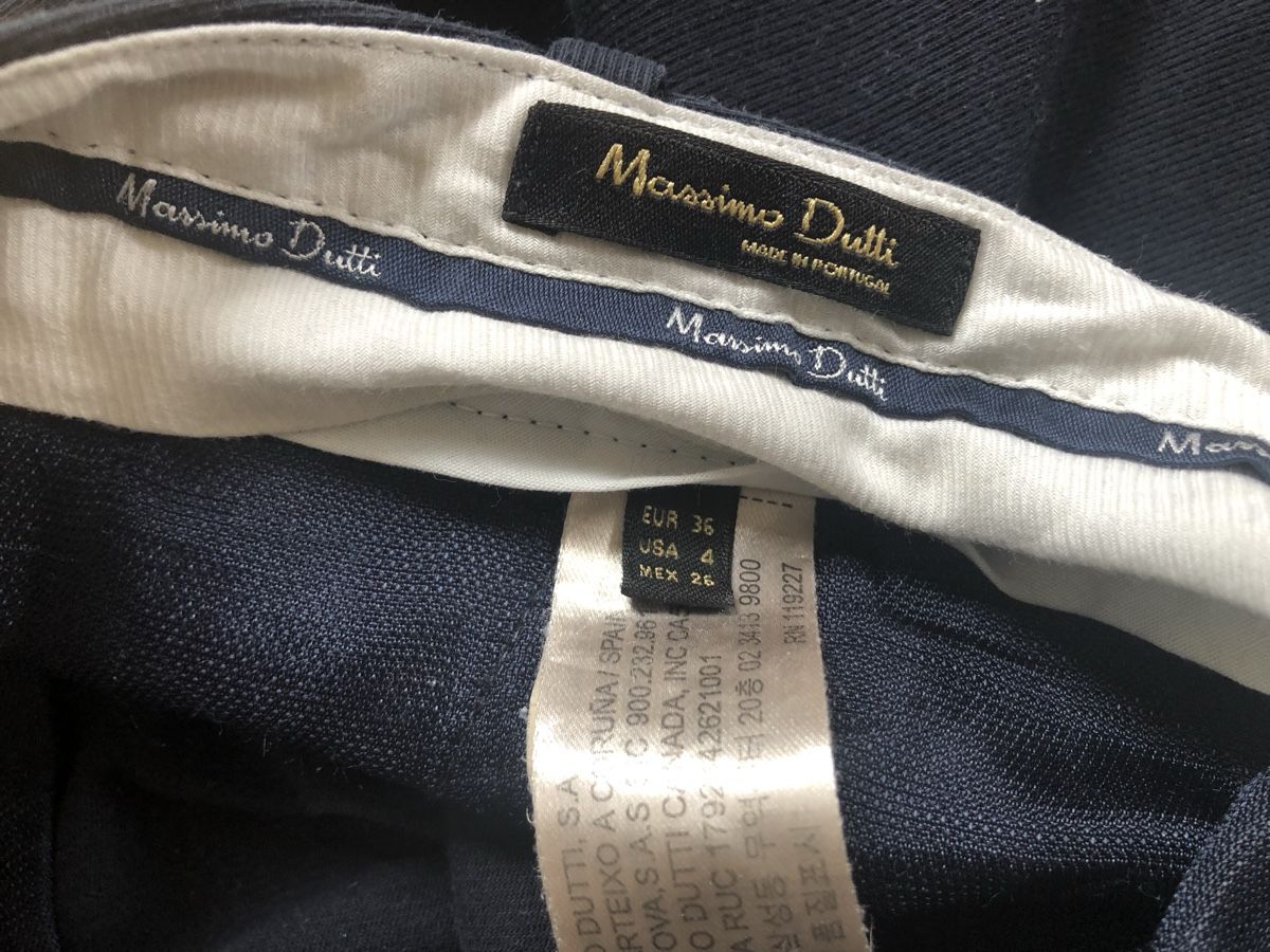 Massimo Dutti Pantaloni: Massimo Dutti Hose, Gr. 36, Dunkelblau – Usato da Biasca venduto da sab_wx8n 2