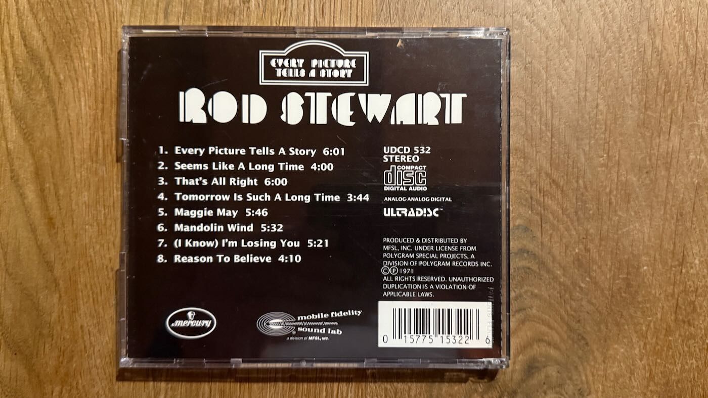 Rod Stewart: Every Picture Tells A Story MFSL Gold CD RAR (Gebraucht ...