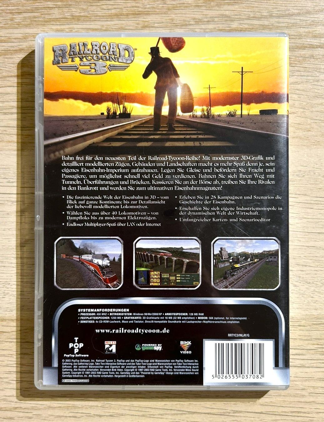 Giochi: Railroad Tycoon 3 PC – Usato da St. Gallen venduto da Alpine.Arcade 1