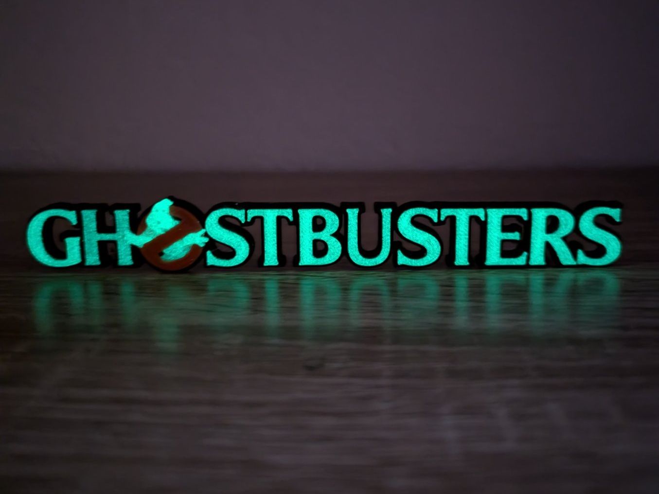 Statuette: Ghostbusters - Enseigne Fluorescente 3D – Nuovo e nell'imballaggio originale da Yvorne venduto da Bocchino_1291