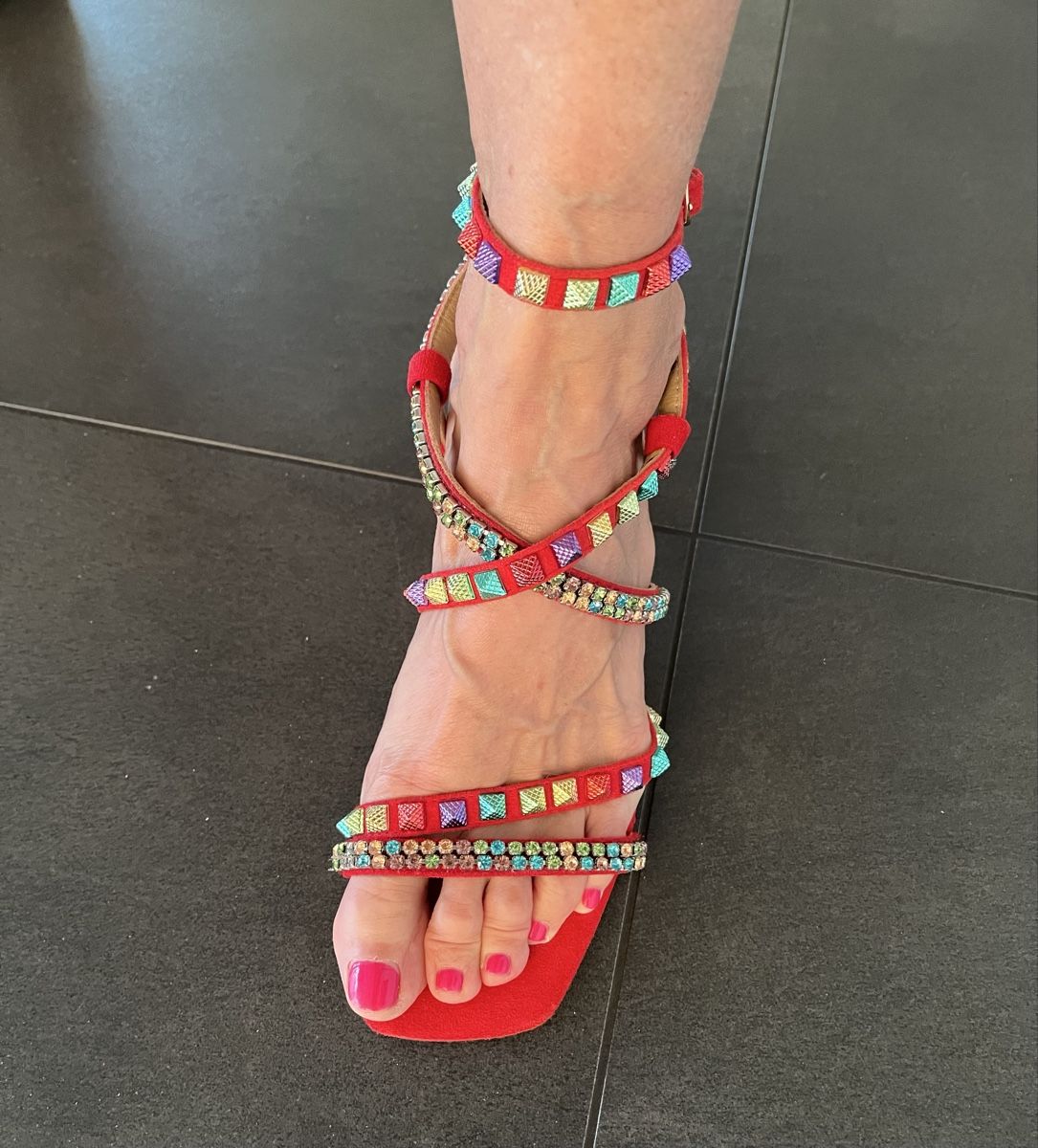 Scarpe da donna: Modische Sandale Gr. 39 – Nuovo (secondo la descrizione) da Tennwil venduto da Hemi0 3