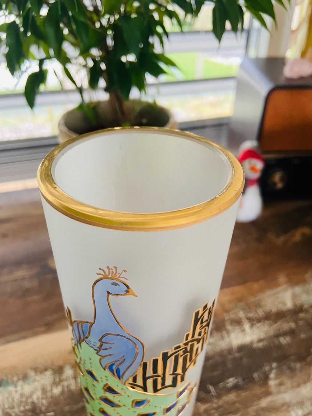 Vasi & Recipienti: vase pfau seltene handarbeit – Usato da Gipf-Oberfrick venduto da Iberico 6