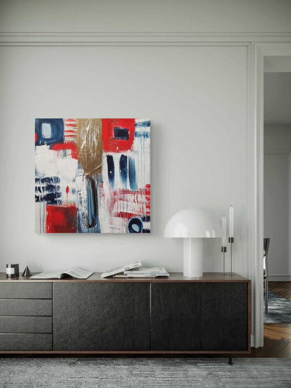 Dipinti: Originales abstraktes Gemälde 60x60cm – Nuovo (secondo la descrizione) da Urdorf venduto da Contra8 2
