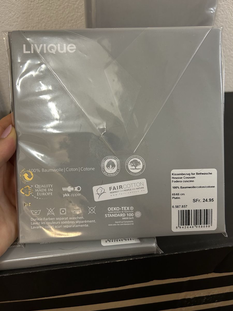 Livique Bettwäsche: draps de lit – Neu und originalverpackt aus Perroy von MR6. 1