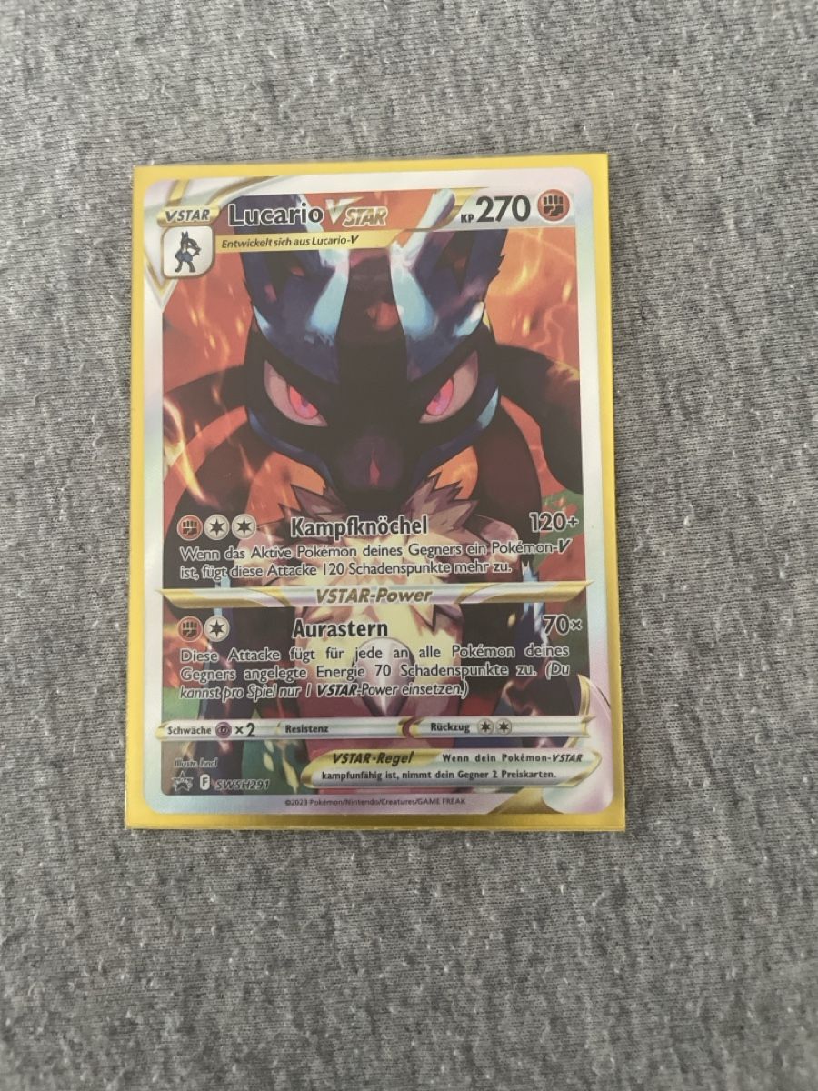 Pokémon Cartes à collectionner: Lucario VSTAR Promo – Neuf (Voir description) à Flawil par Duft-Alchemist