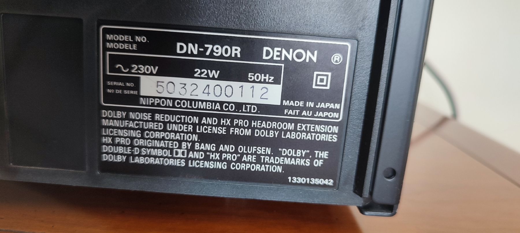 Denon Enregistreurs: STUDIO DECK DENON DN-700R – D'occasion à KAPPEL AM ALBIS par ANDBACH 4