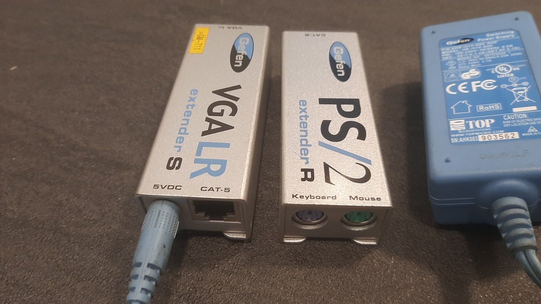 Convertitori: Gefen VGA - CAT-5 - PS/2 Extender mit Netzteil – Usato da Rothenthurm venduto da DS12A 1