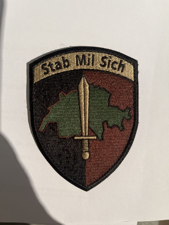Armee-Flagge Militärdienst-Wappen – 7,6x12,7 Cm, Doppelseitig, Schwarz, 3-lagiges Polyester