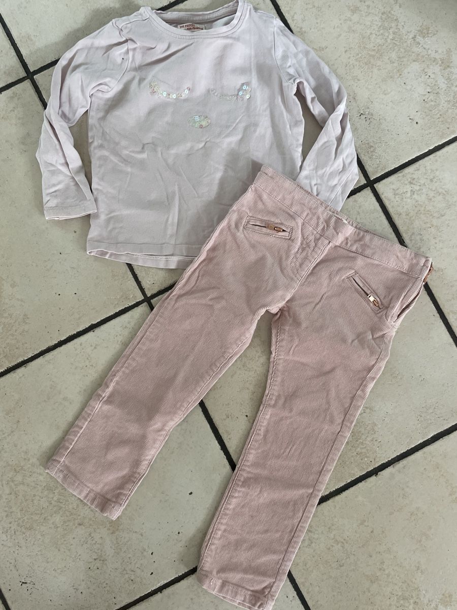 Du Pareil au Même Lotti & Set di vestiti: Süsses neues dpam Mädchen Set Gr.92 – Nuovo (secondo la descrizione) da Obergerlafingen venduto da cabo4