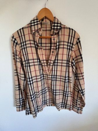 Chemise Burberry carreaux beige femme taille S
