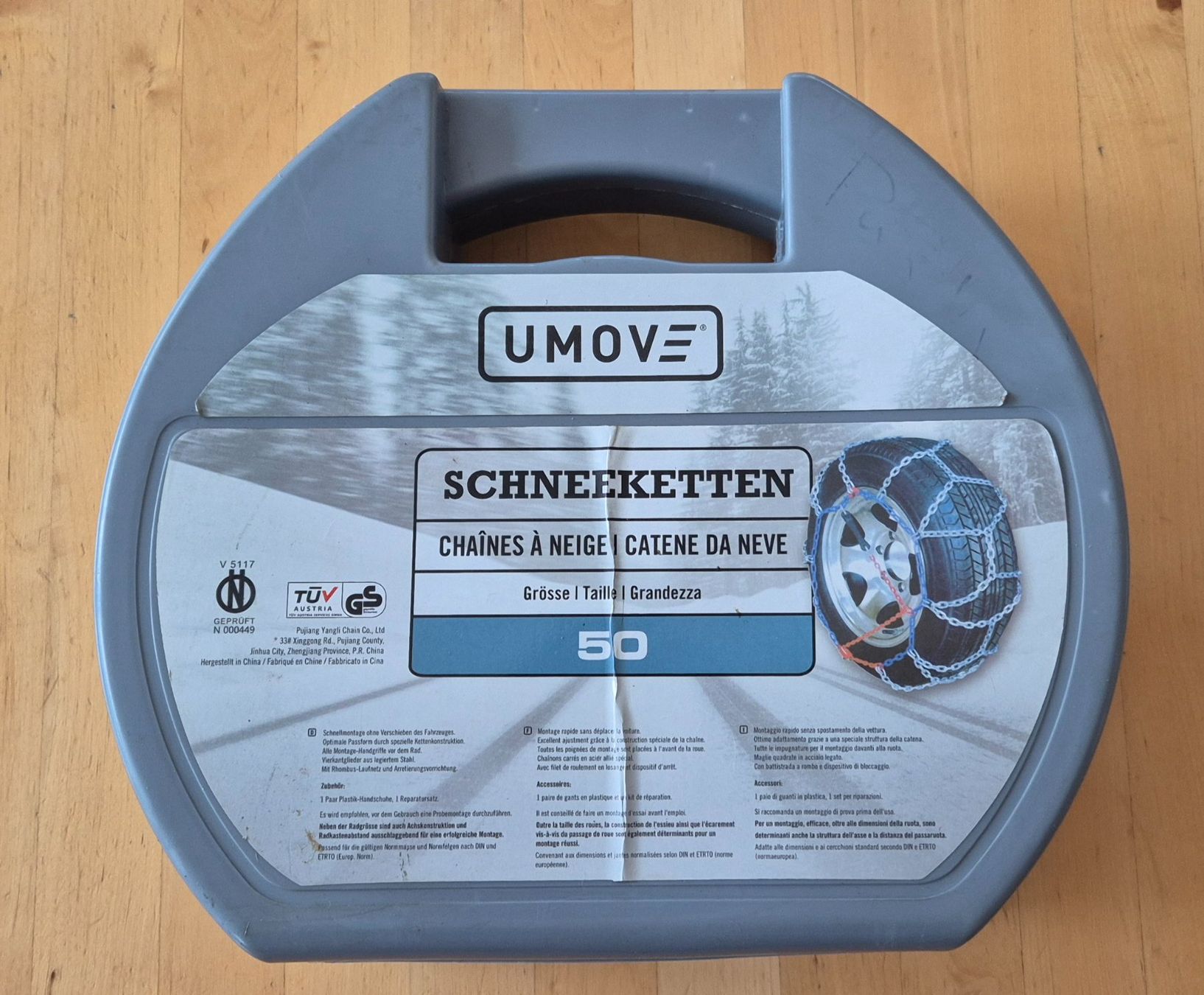 Catene da neve: Schneeketten Umove Grösse 50 – Usato da Corjolens venduto da pschafer