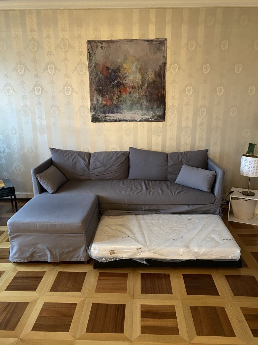 Ikea Divani: Stoffsofa Grau – Usato da Basel venduto da angelabraun 1
