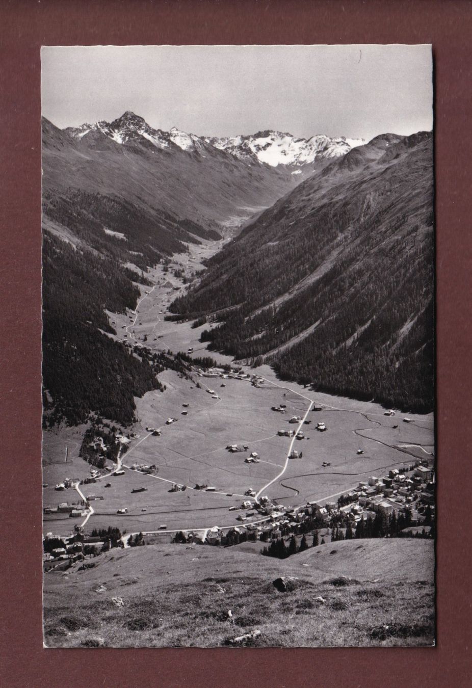 Cartoline postali: DAVOS - Dischmatal - 1960 – Usato da Pully venduto da nicecards-shop