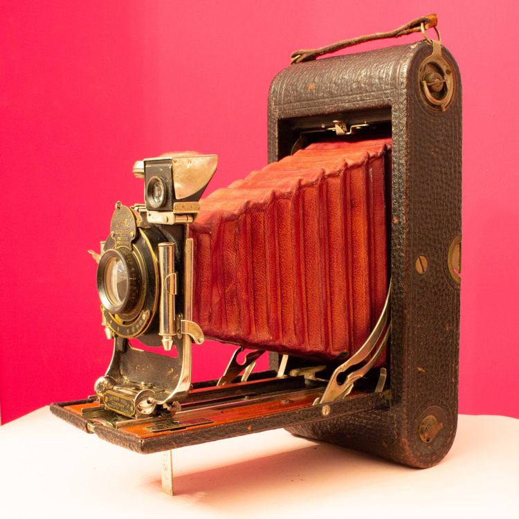 KODAK NO.3-A FOLDING POCKET KODAK MODEL B-4 B&L RAPID RECTINEAR - KODAK