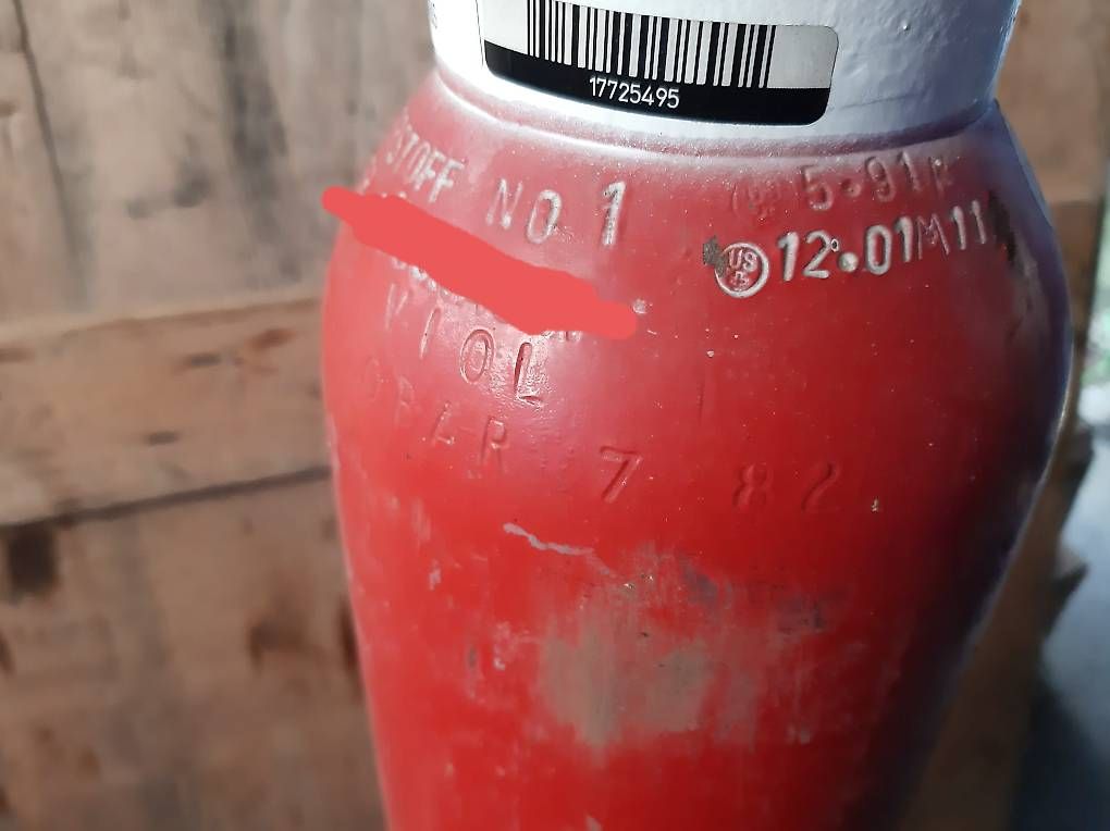Apparecchiature e tecnologia a gas: 3 Wasser - 1 Sauerstoffflasche – Usato da Elsau venduto da ZOLOLI 2