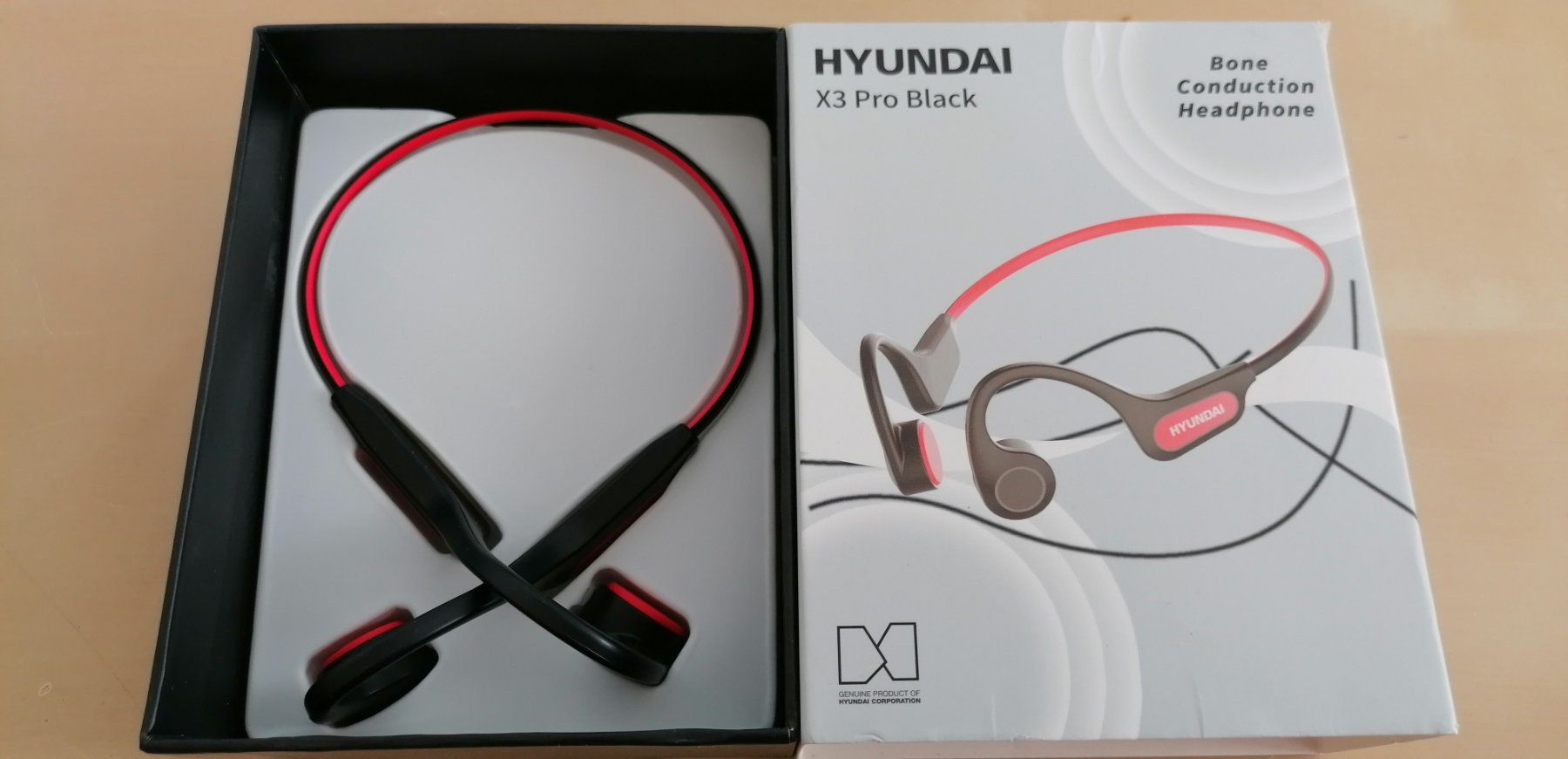 Cuffie: Hyundai X3 Pro Bone Conduction Kopfhörer schwarz – Nuovo e nell'imballaggio originale da Kreuzlingen venduto da udole
