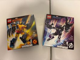 LEGO Marvel Mechs 76202 Wolverine & 76204 Black Panther