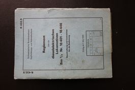 SBB Reglement diesel-elektrische Lokomotiven Bm 4/4 Nr. 1...