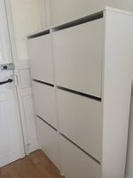 Schuhschrank- BISSA IKEA- weiss- 2 Stk.