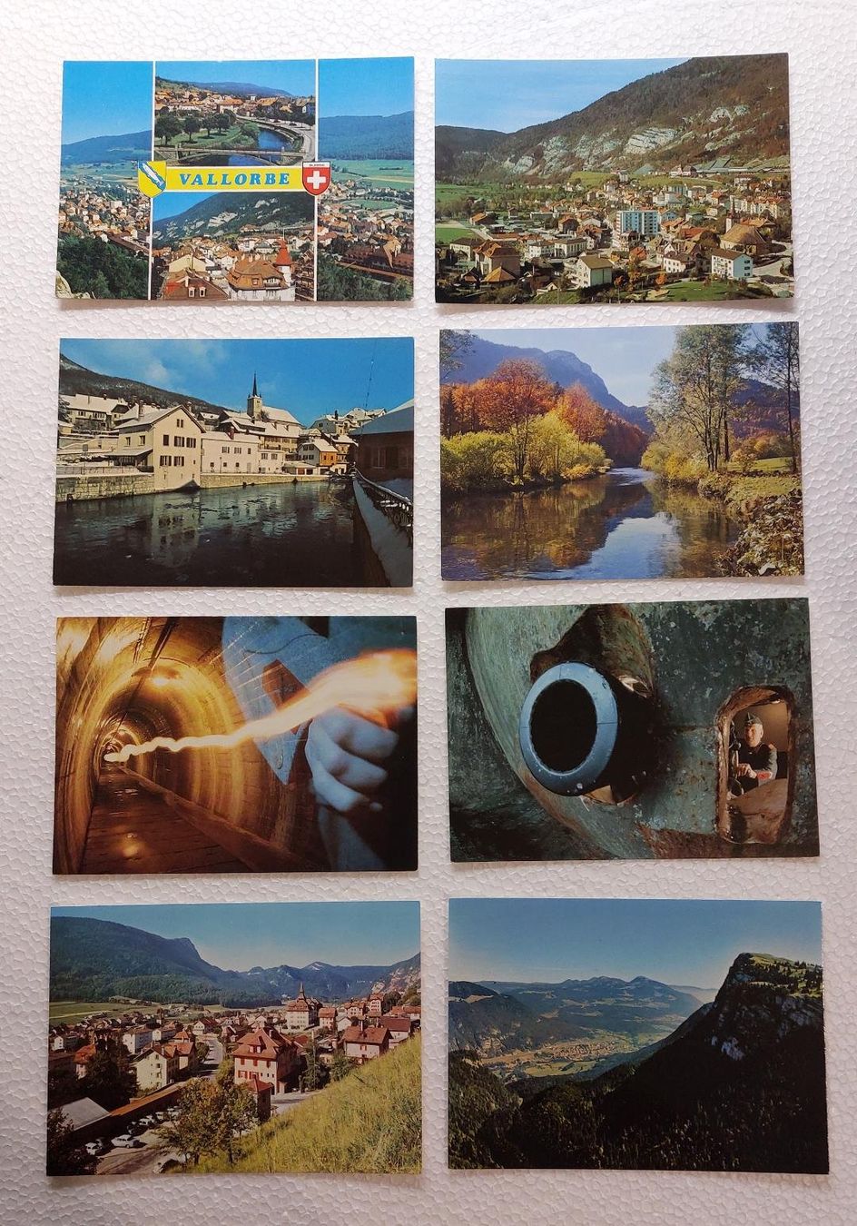 Cartoline postali: VALLORBE - Lot de 8 cartes – Usato da Delémont venduto da Domdom1