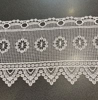 Kurzgardinen weiss Vintage Deko Küche Landhausstil